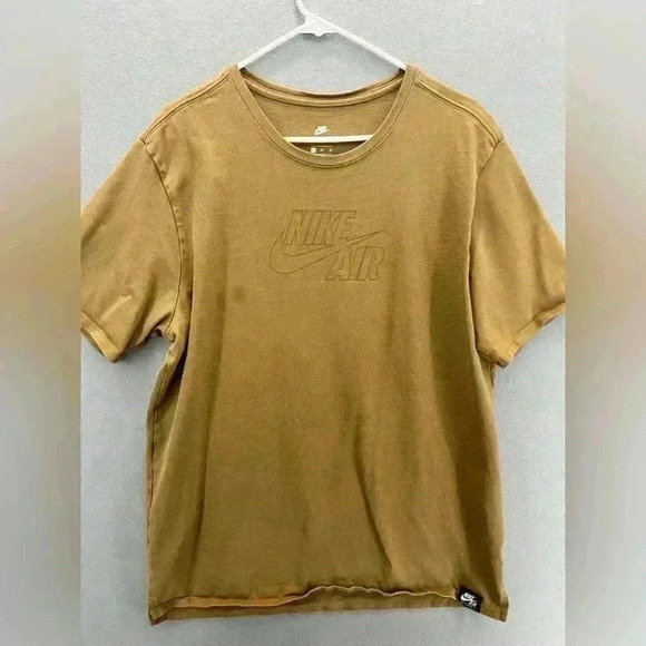 THE NIKE TEE Nike air Air Force 1, super Thick cotton tee with some staining - Picture 1 of 8